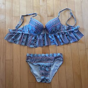 Multicolored bathing suit
